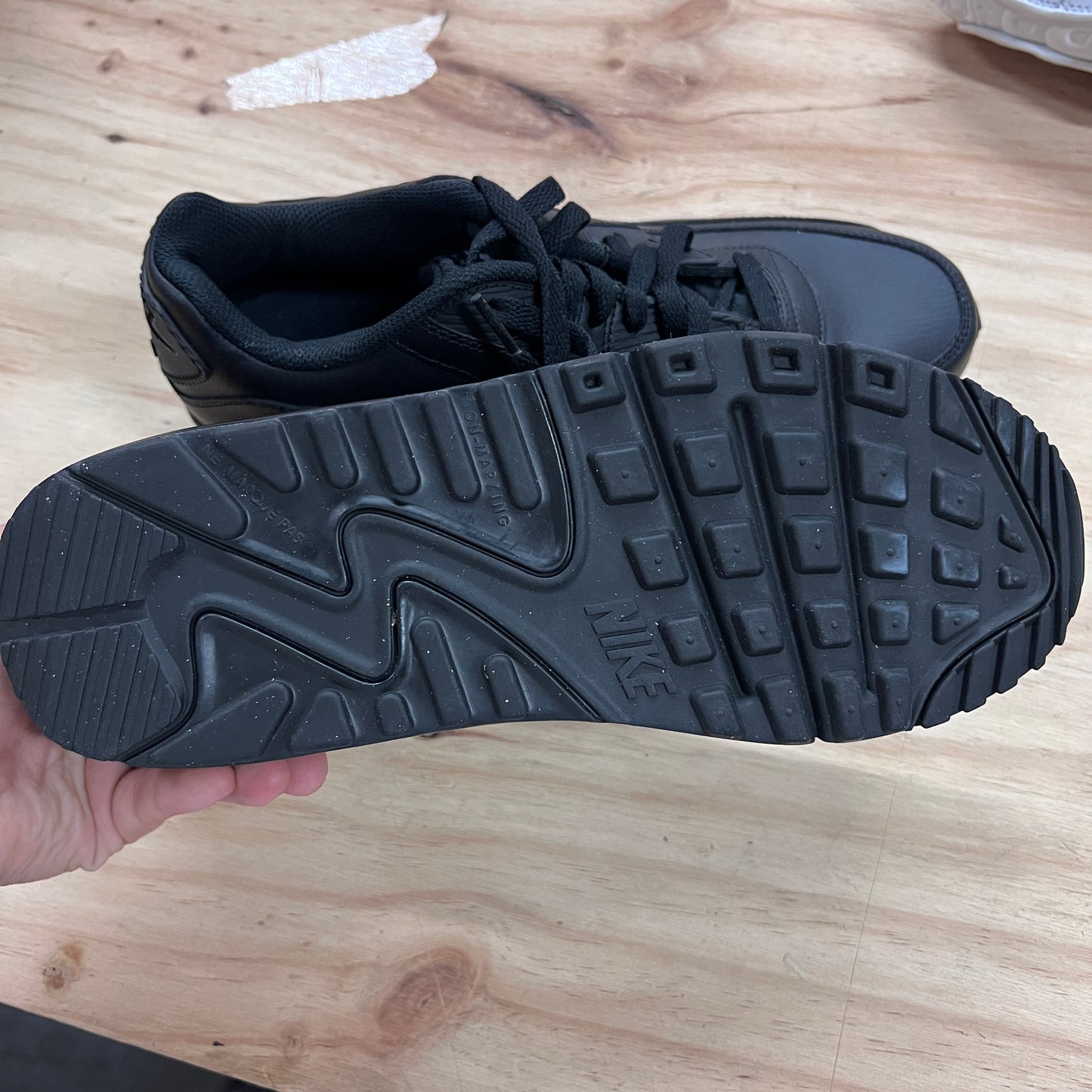 Nike Air Max 90 Triple Black (gs)