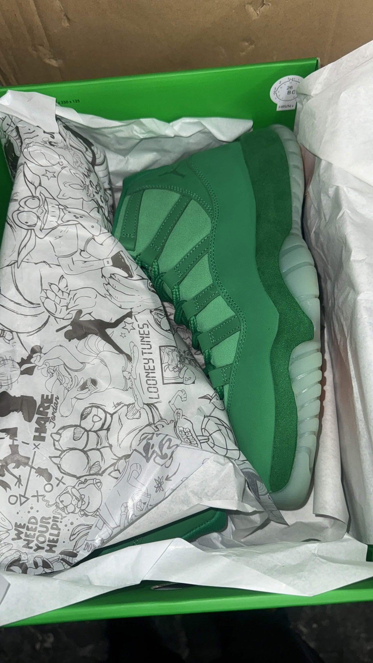 Jordan retro 11 ‘Green screen monsters’