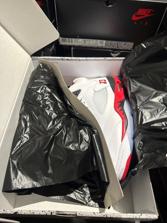 Air Jordan 5 “Fire Red” (black tongue)