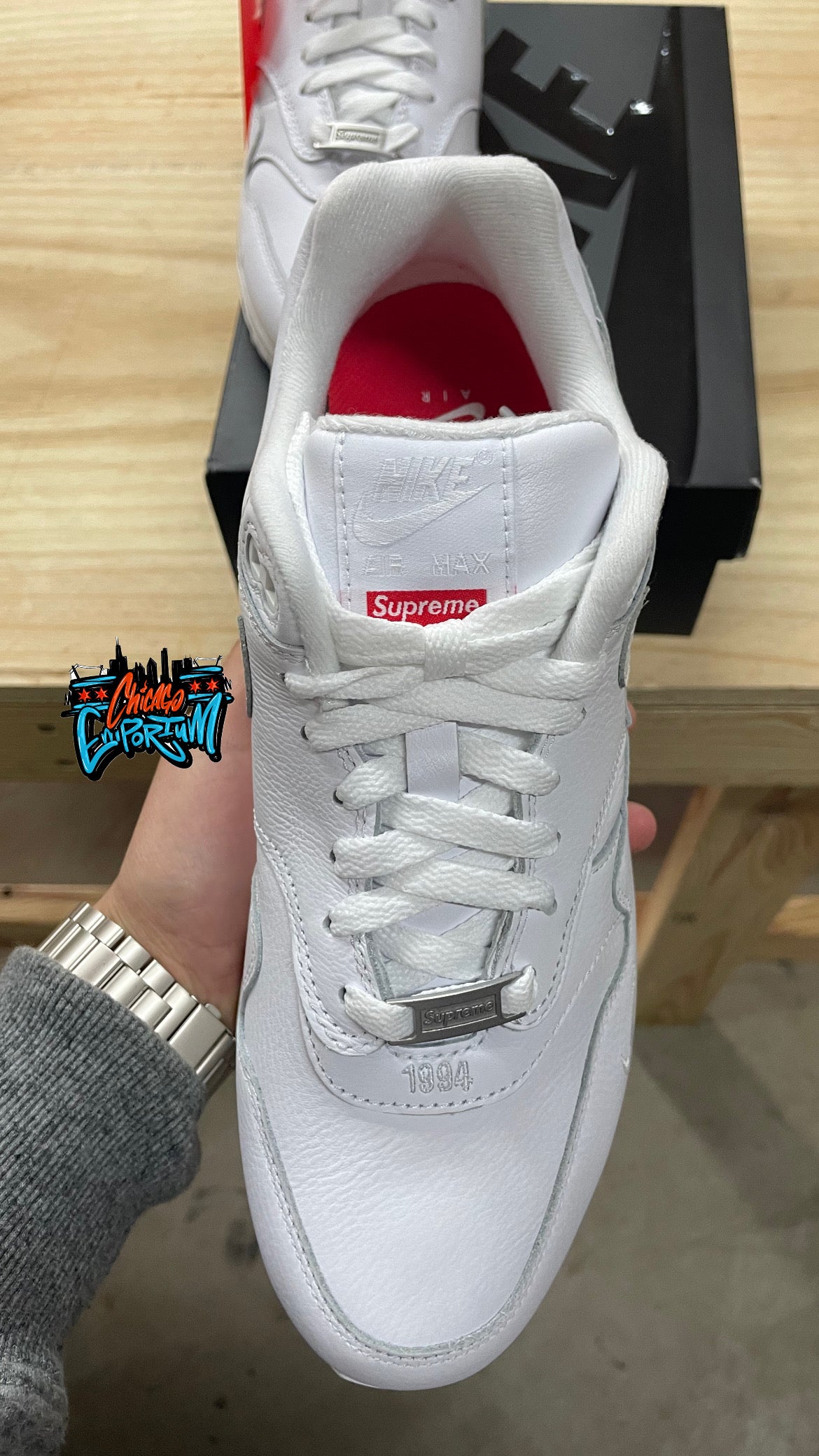 Supreme/Nike Air Max 1 “White”