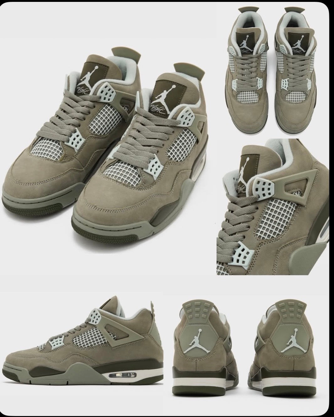 Air Jordan retro 4 ‘Light Army’ Euro Exclusive