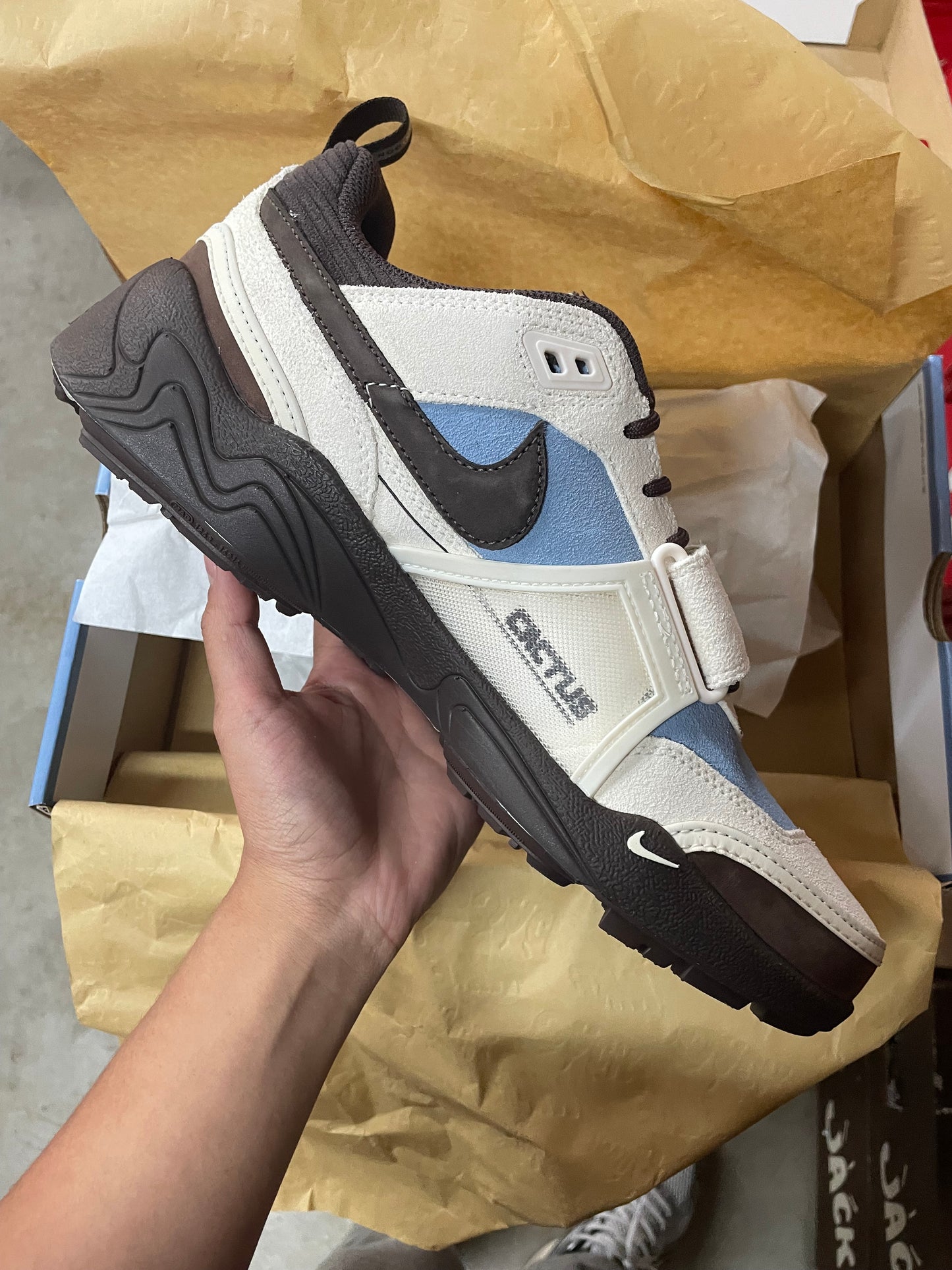 Nike zoom field jaxx Travis Scott leche blue