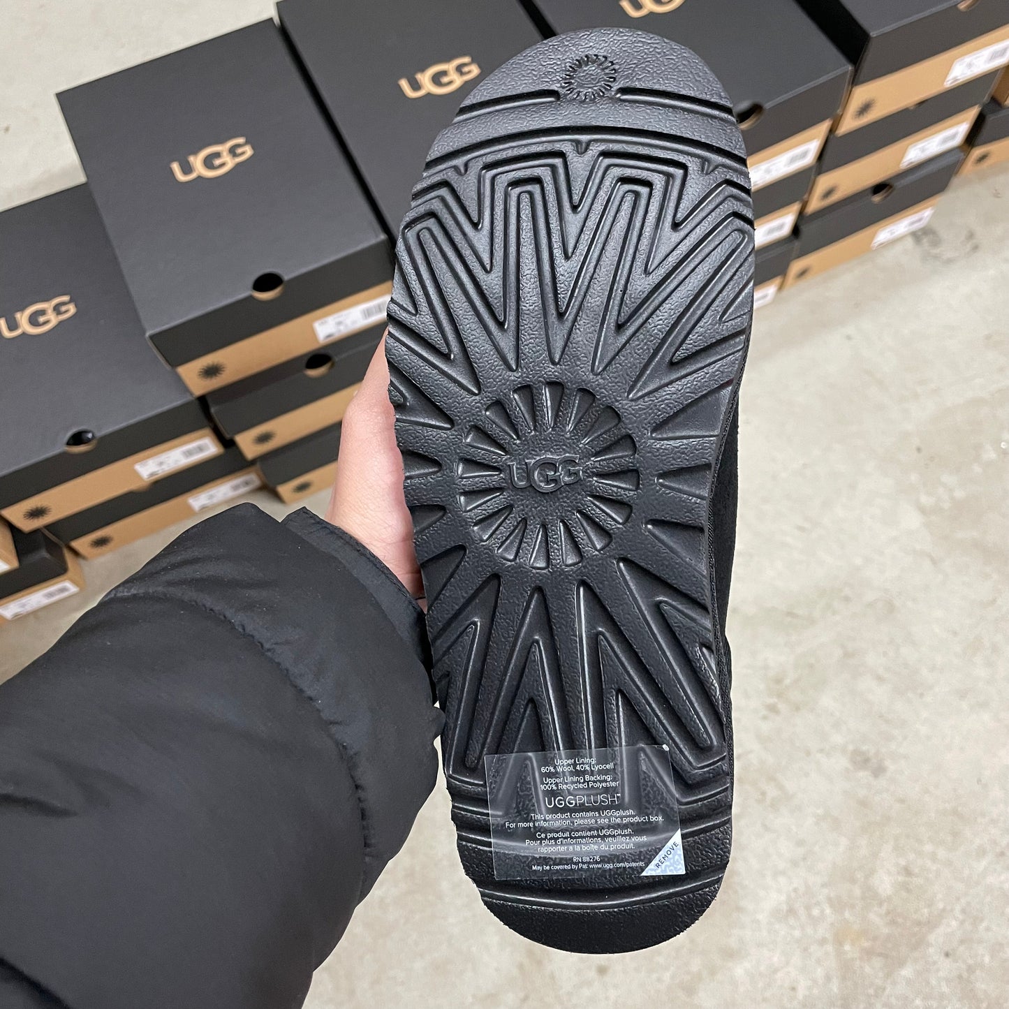 Men’s Uggs Black Slip-On