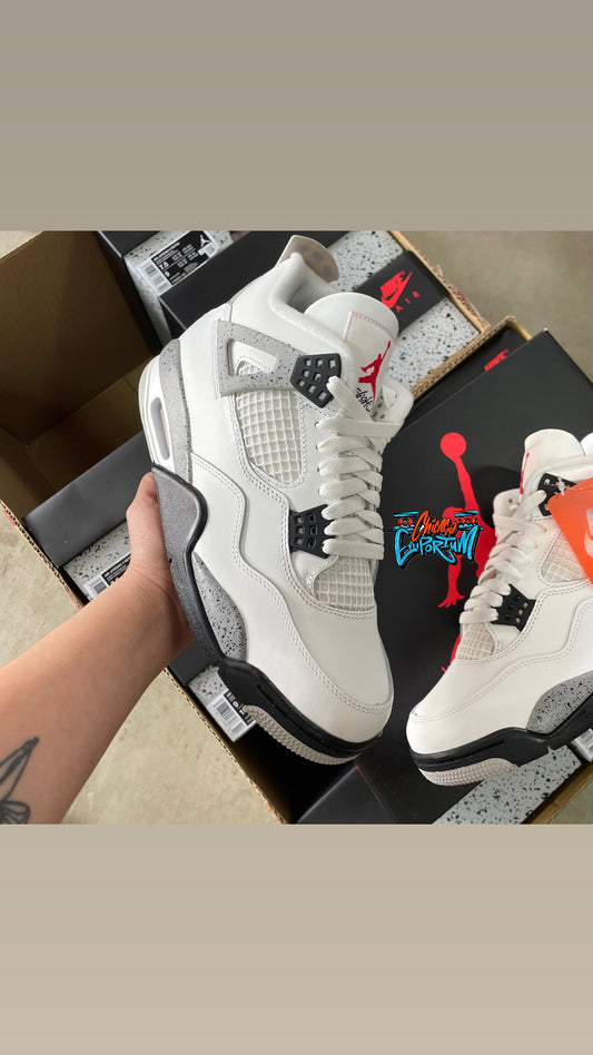 Jordan 4 Retro white cement GS