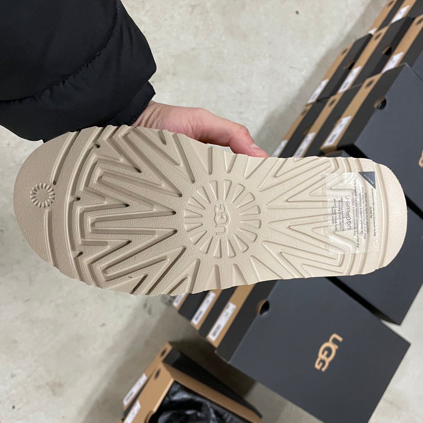 Men’s Uggs chestnut slip-on