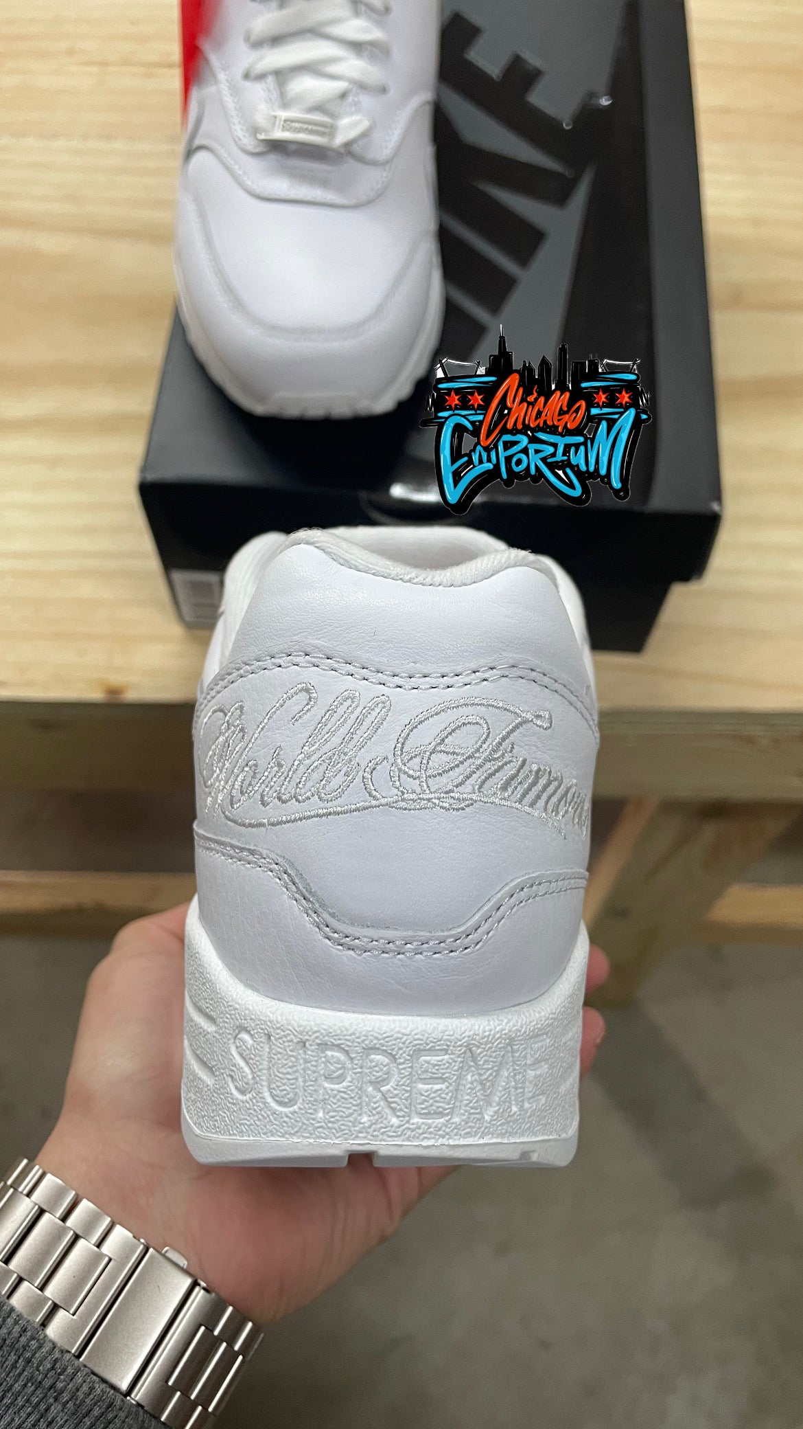 Supreme/Nike Air Max 1 “White”