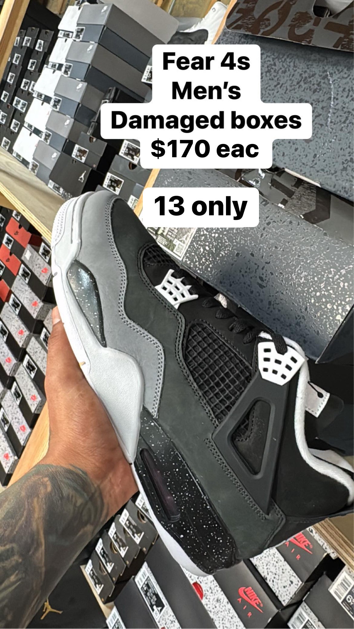 Jordan 4 Retro “Fear”