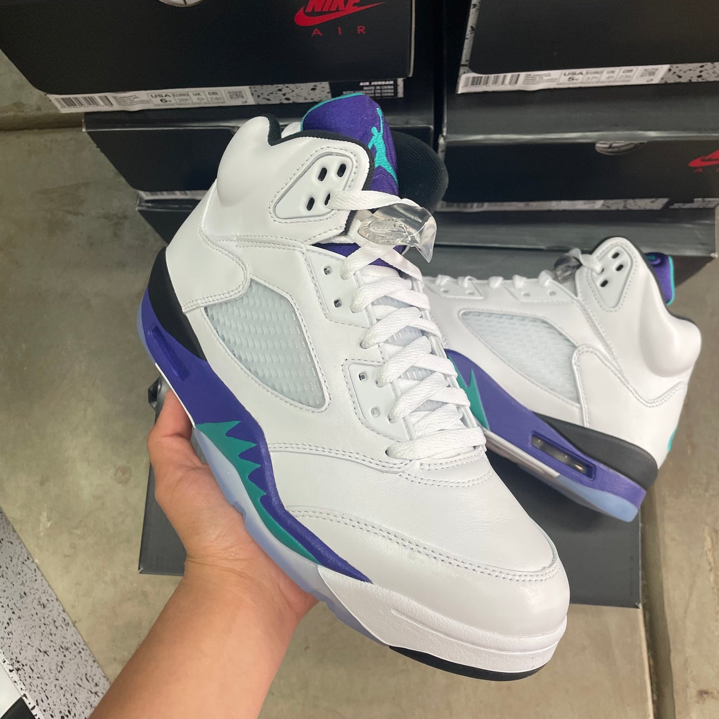 Jordan retro 5 grape ps