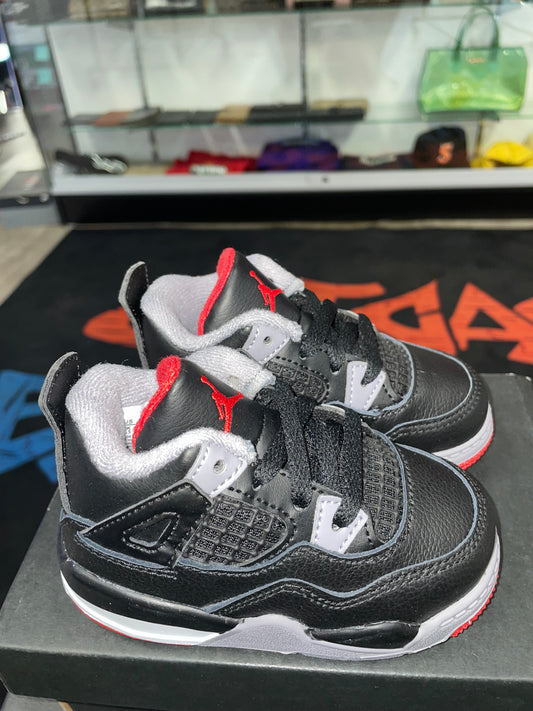 Air Jordan 4 reimagined Bred  “toddler”