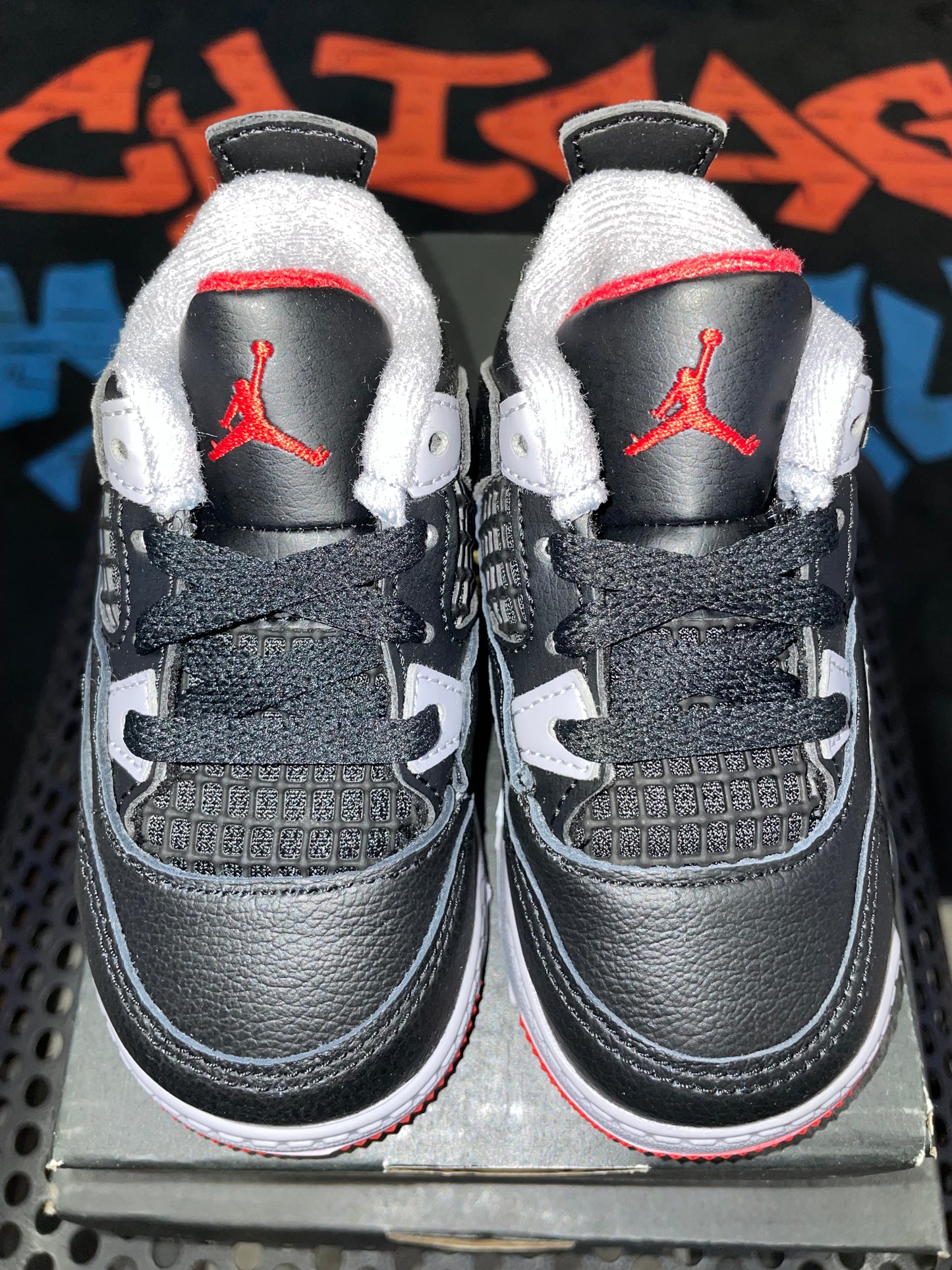 Air Jordan 4 reimagined Bred  “toddler”