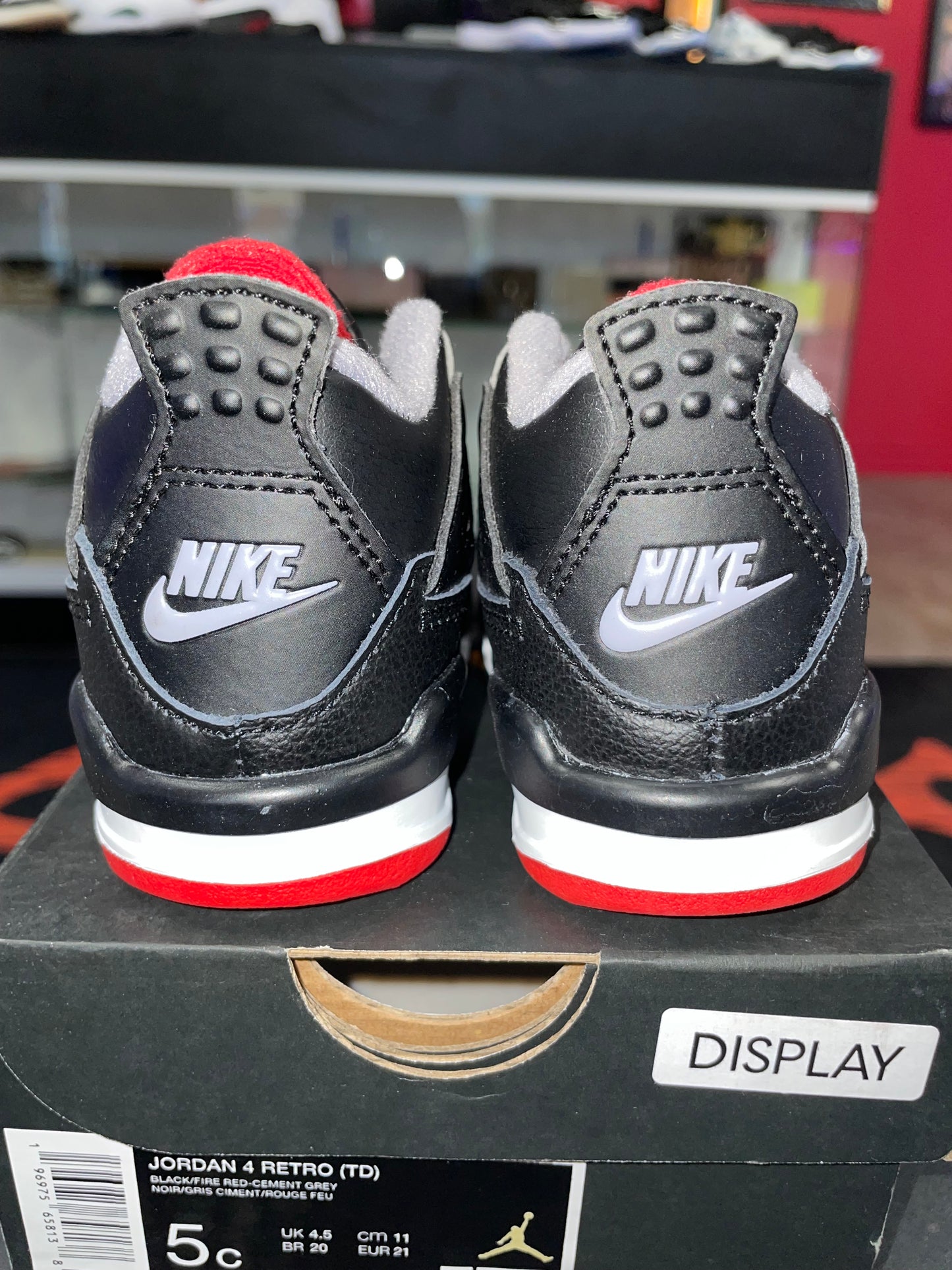 Air Jordan 4 reimagined Bred  “toddler”