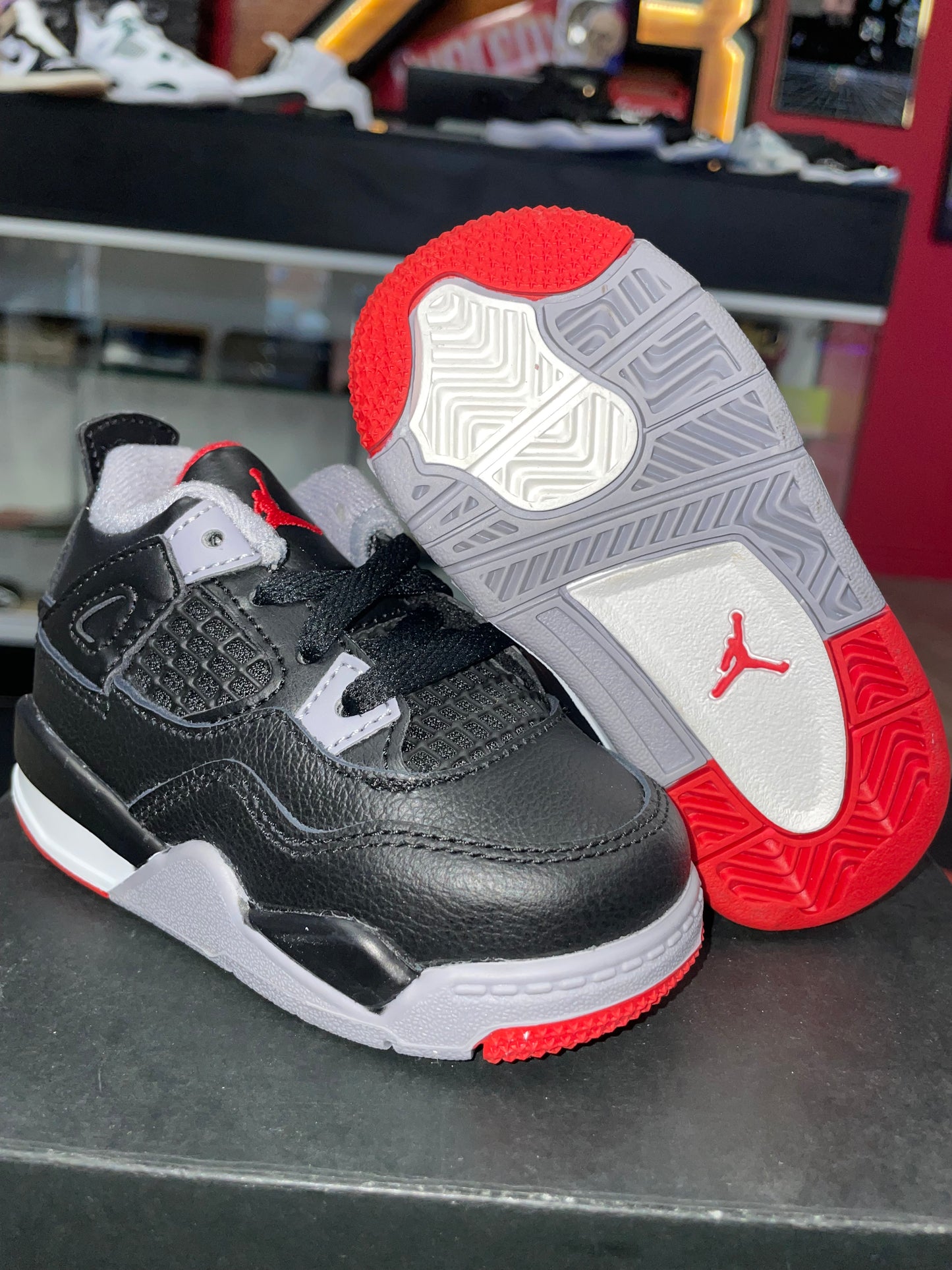 Air Jordan 4 reimagined Bred  “toddler”