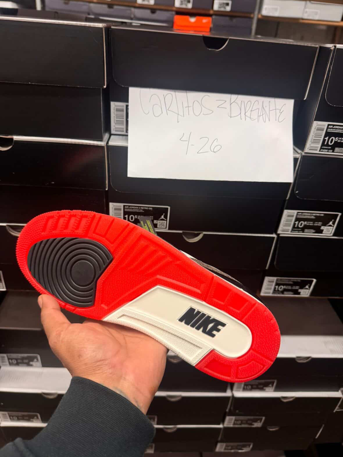 Jordan retro 3 “world best dad” Men’s