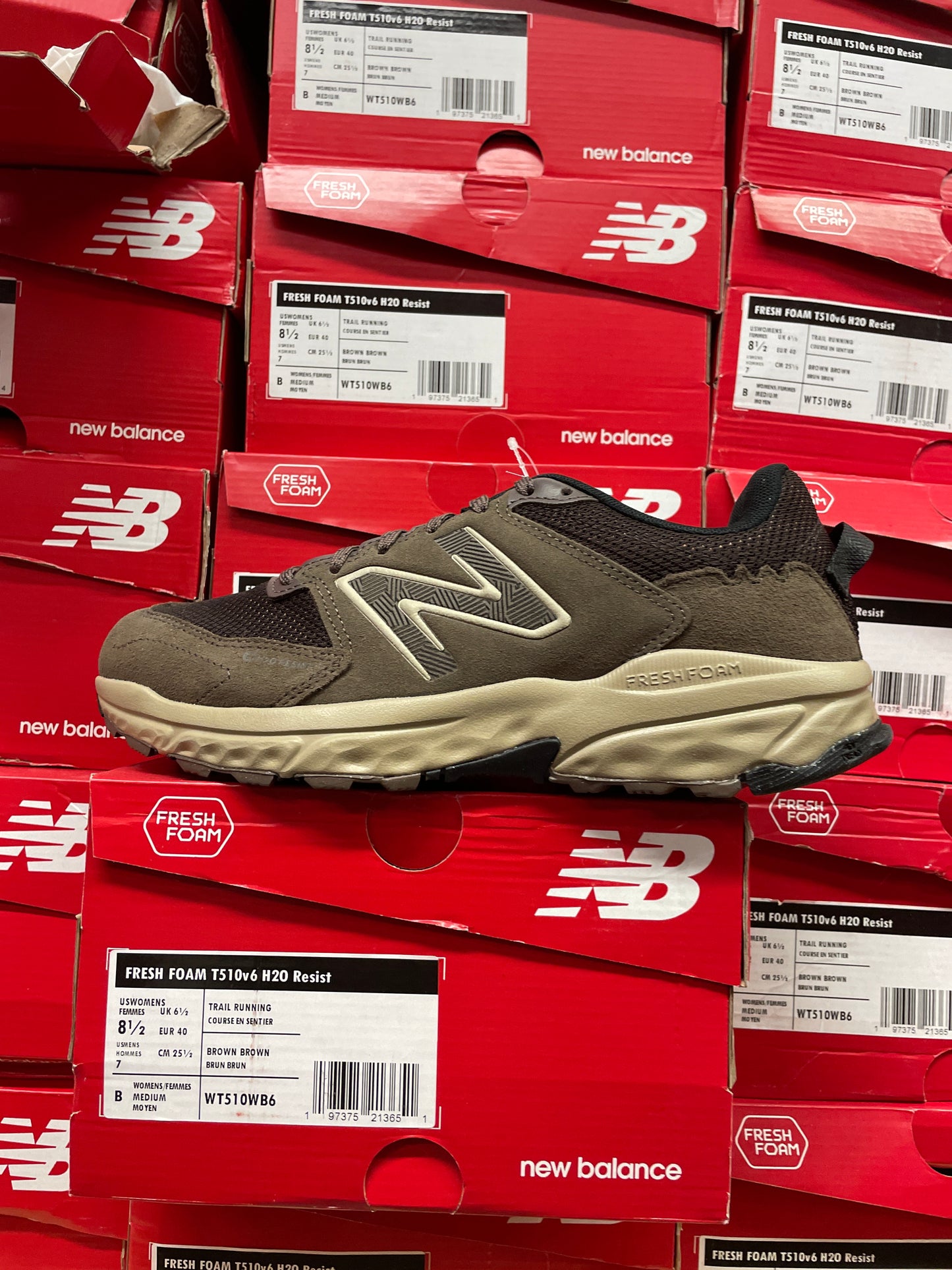 New balance fresh foam resist brown