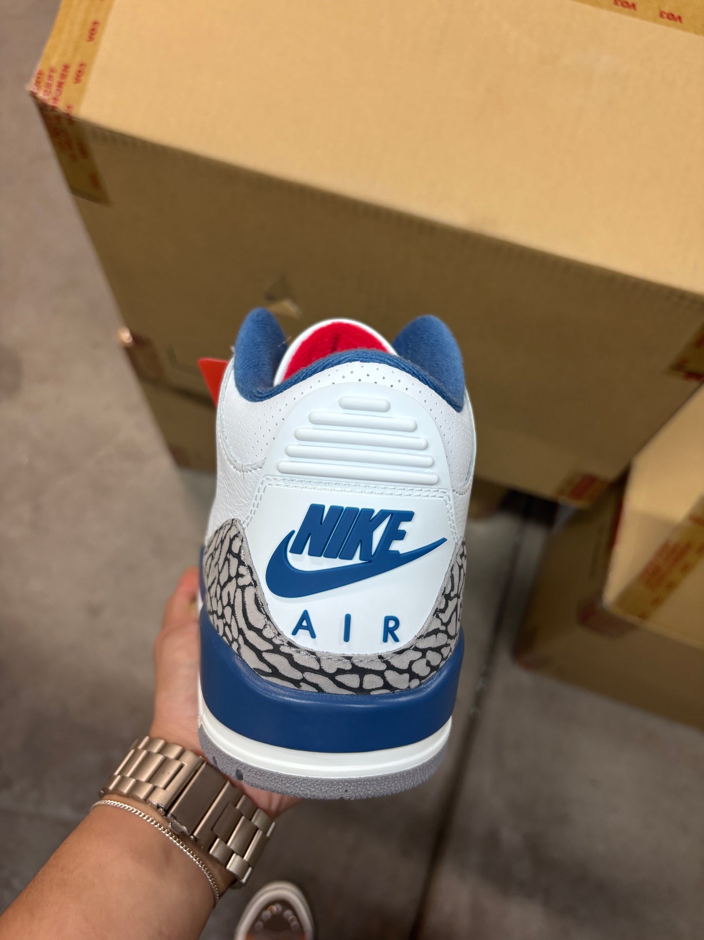 True blue 3s