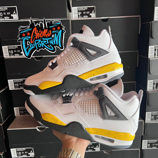 Jordan retro 4s ‘tour yellow’ Grade School