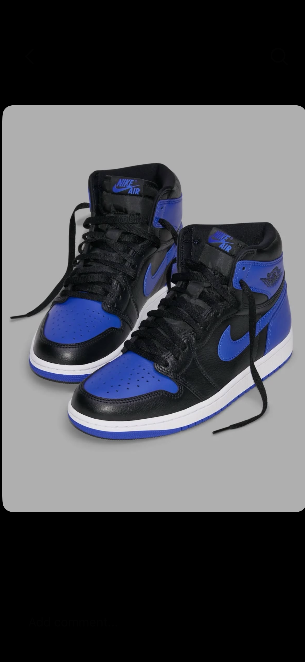 Jordan retro 1 OG ‘Royal’ 2026