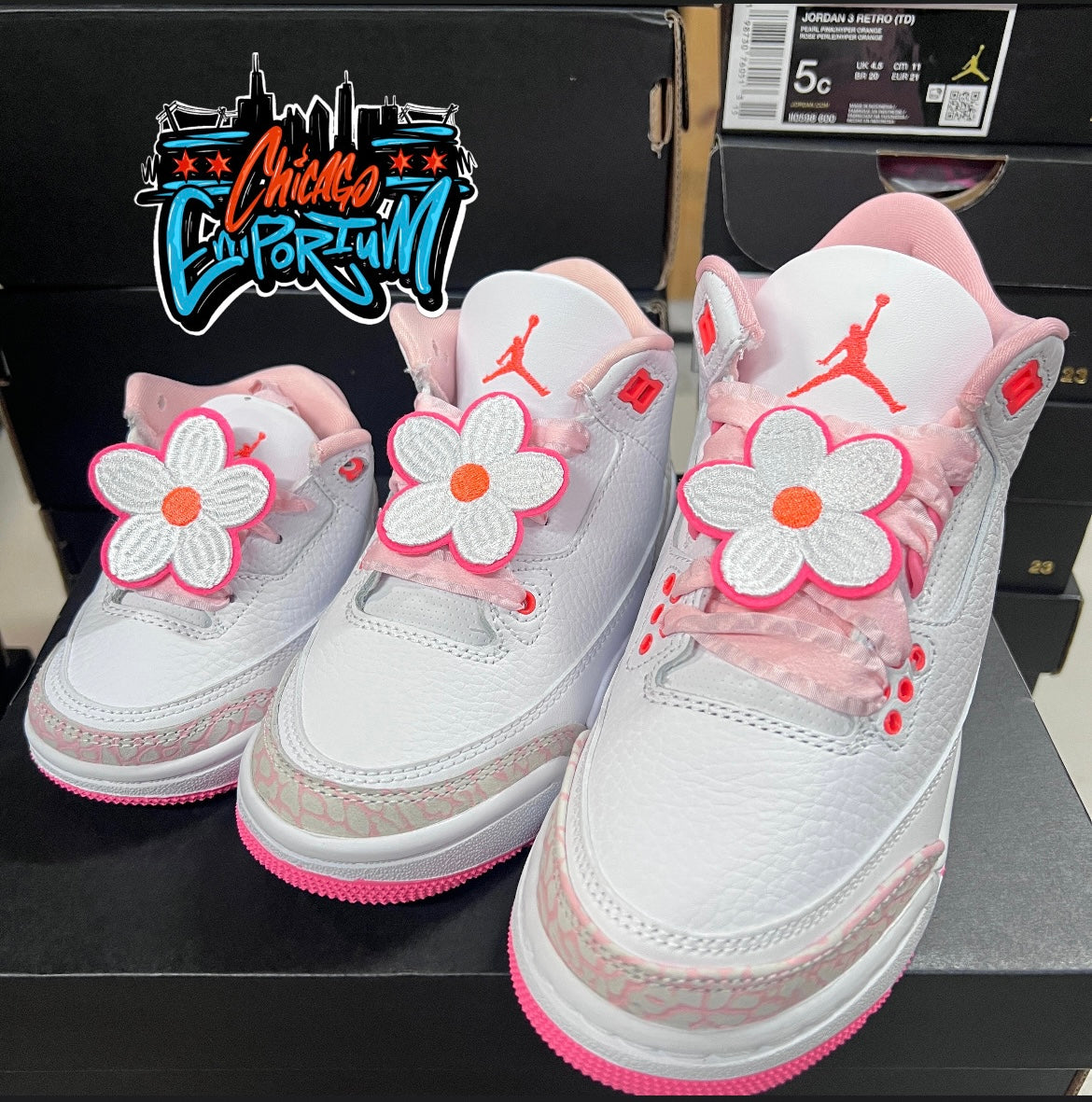 Jordan retro 3 “Spring flower” GS