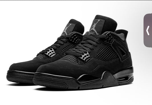 Jordan Retro 4 Black Cat Mens