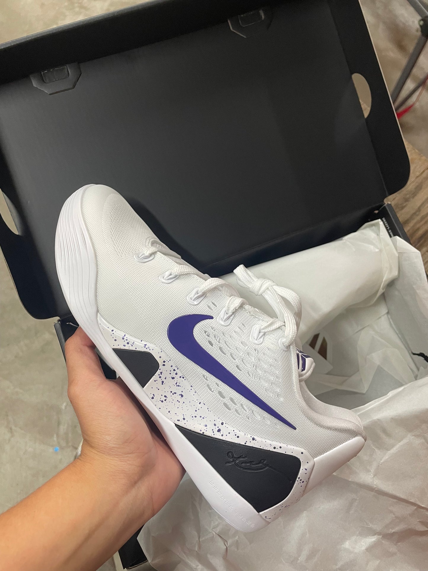 Nike Kobe 9 elite low EM Protro “White Purple court”