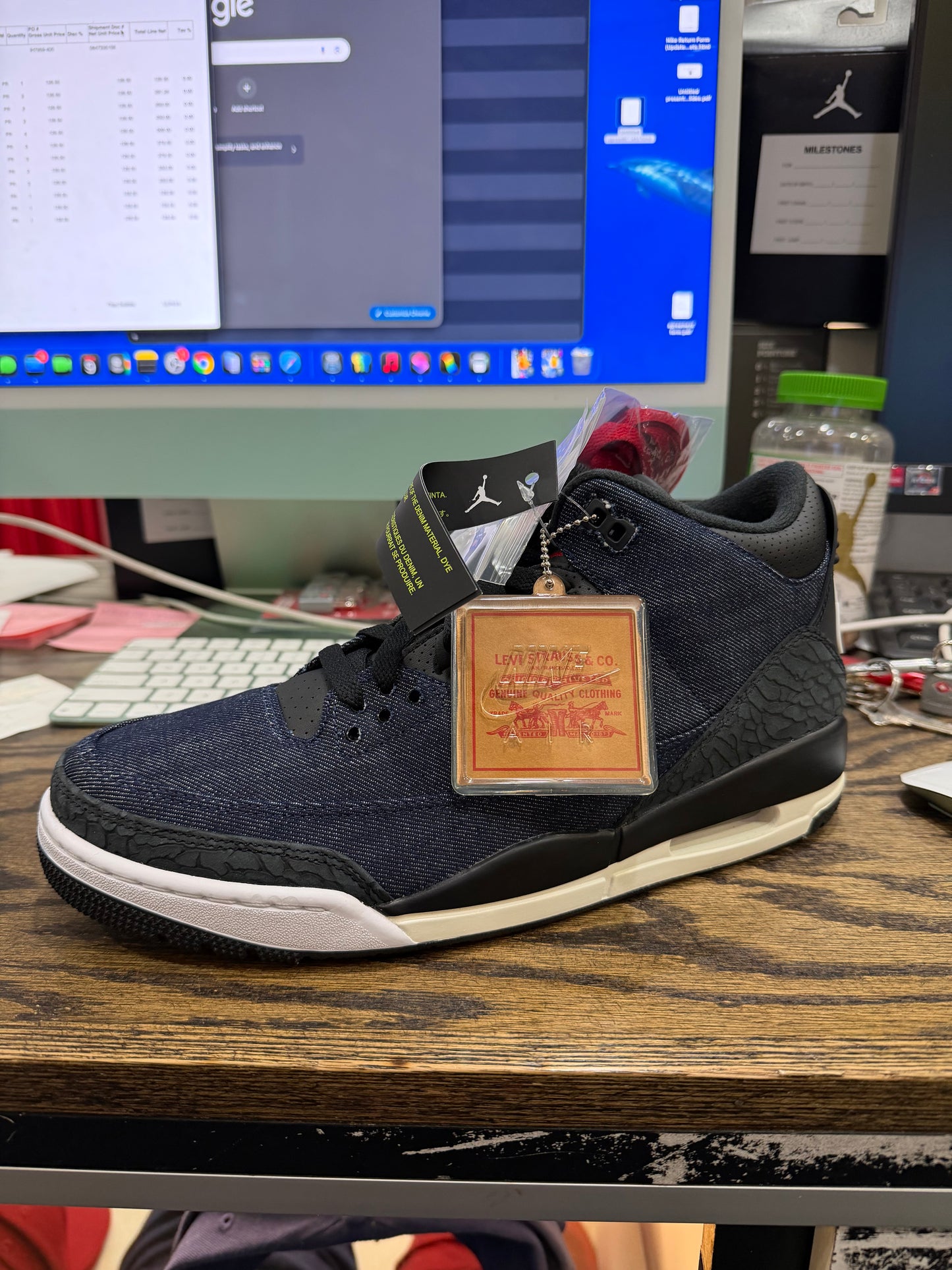 Jordan Retro 3s Levi’s Indigo