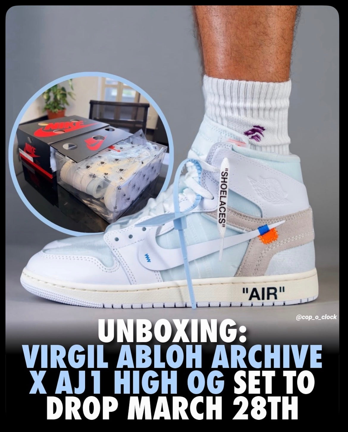 Off white 1s Virgil Abloh Archive Alaska