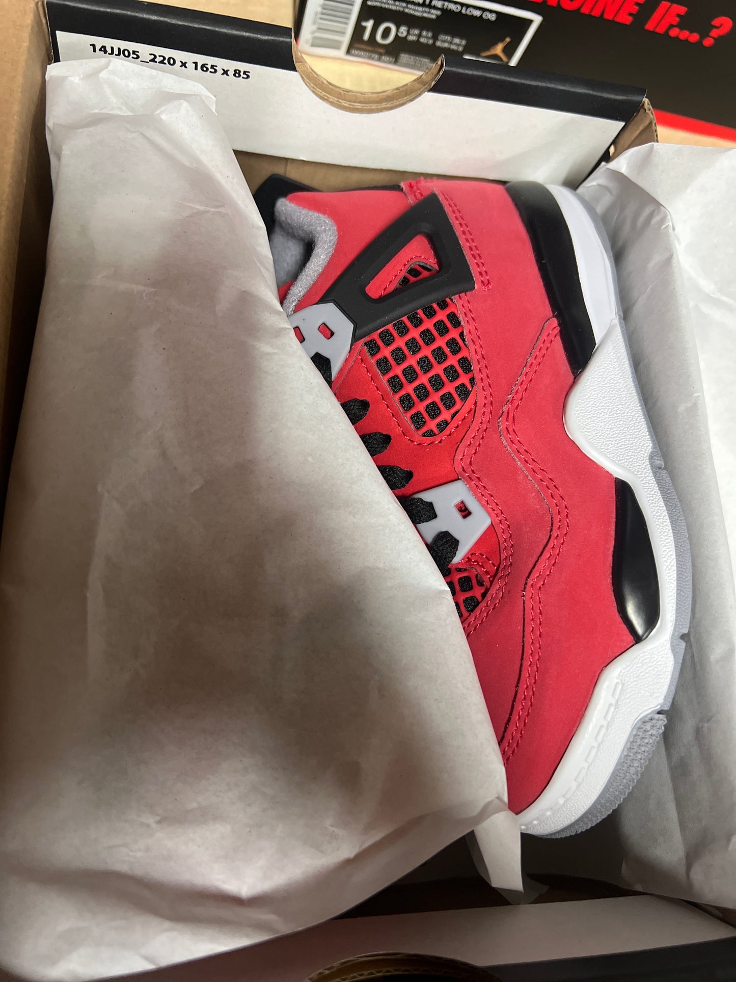 Jordan retro 4 “toro” pre school