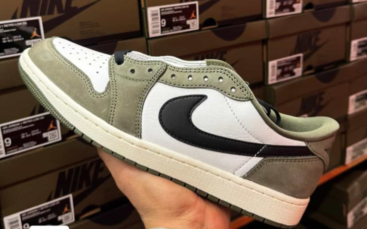 Jordan 1 low “medium olive” men’s