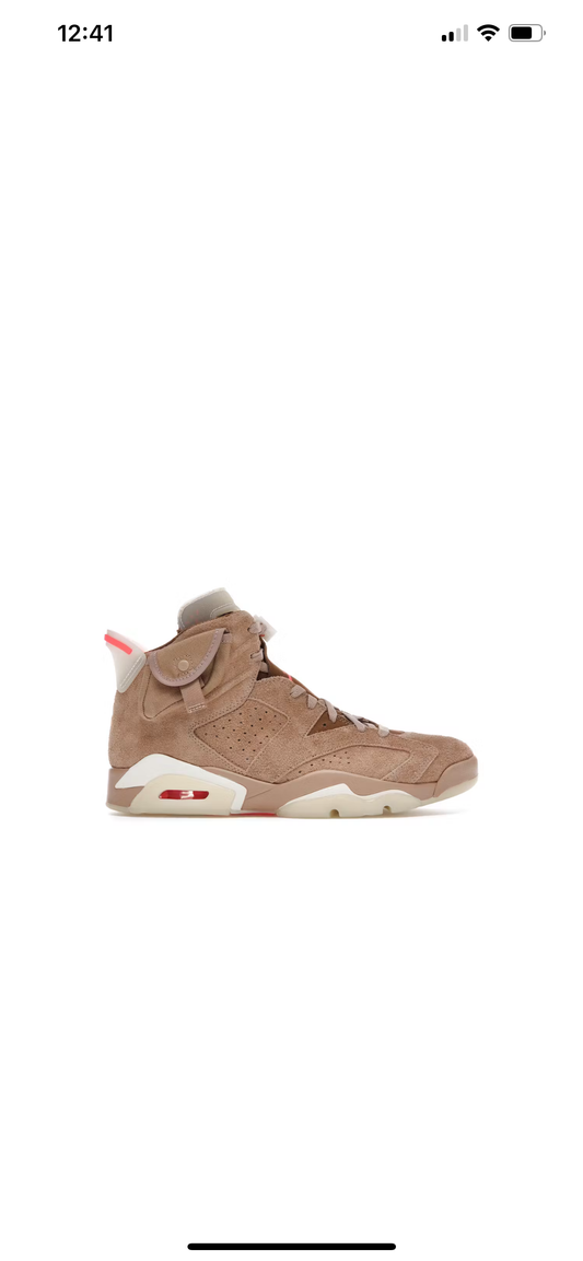 Jordan 6 Retro (Travis Scoot British khaki)